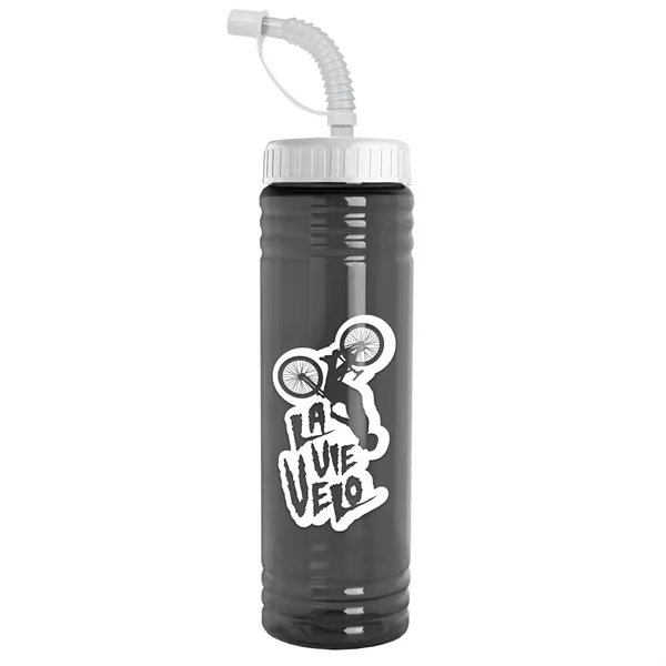 24 oz. Slim Fit UpCycle RPET Bottle with Straw Lid.... from ASI 40480 Koozie Group