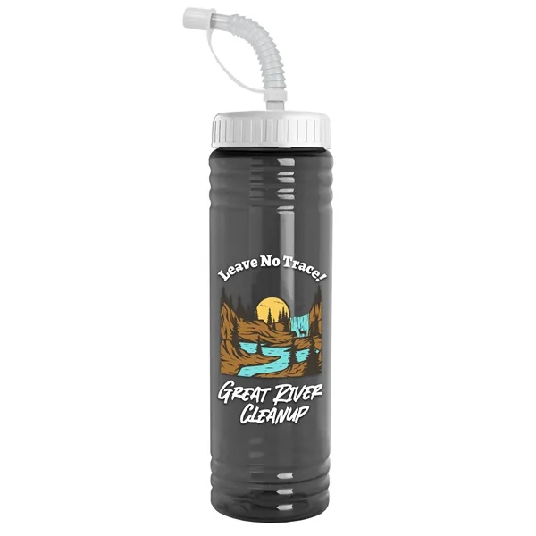 24 oz. Slim Fit UpCycle RPET Bottle with Straw Lid.... from ASI 40480 Koozie Group