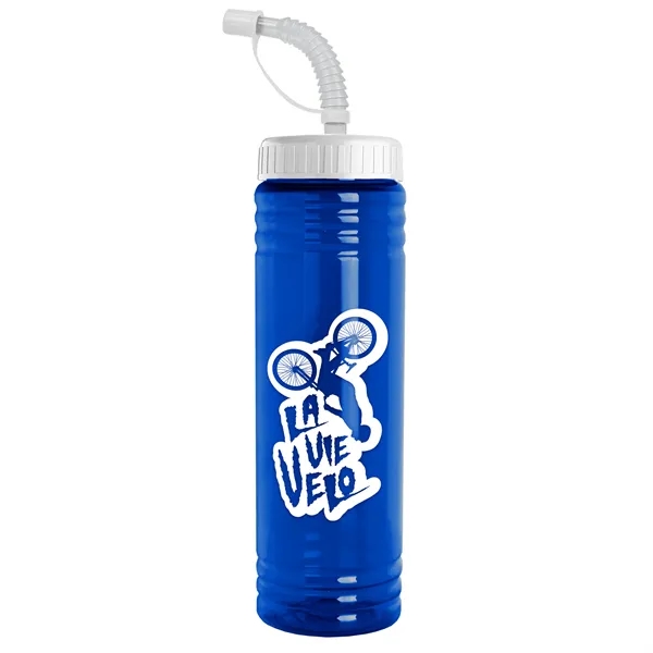 24 oz. Slim Fit UpCycle RPET Bottle with Straw Lid.... from ASI 40480 Koozie Group