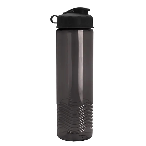 24oz co-polyester Wave Bottle - Flip Top Lid... from ASI 40480 Koozie Group