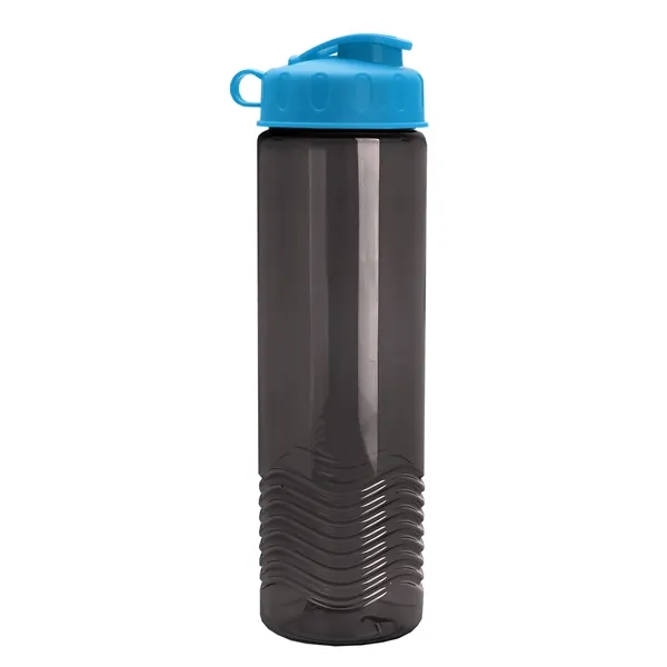 24oz co-polyester Wave Bottle - Flip Top Lid... from ASI 40480 Koozie Group