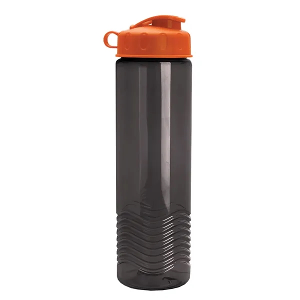24oz co-polyester Wave Bottle - Flip Top Lid... from ASI 40480 Koozie Group