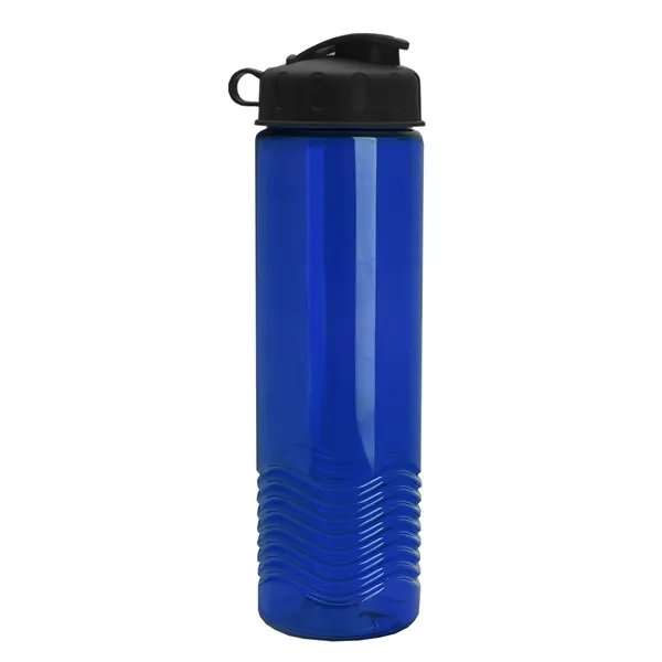 24oz co-polyester Wave Bottle - Flip Top Lid... from ASI 40480 Koozie Group