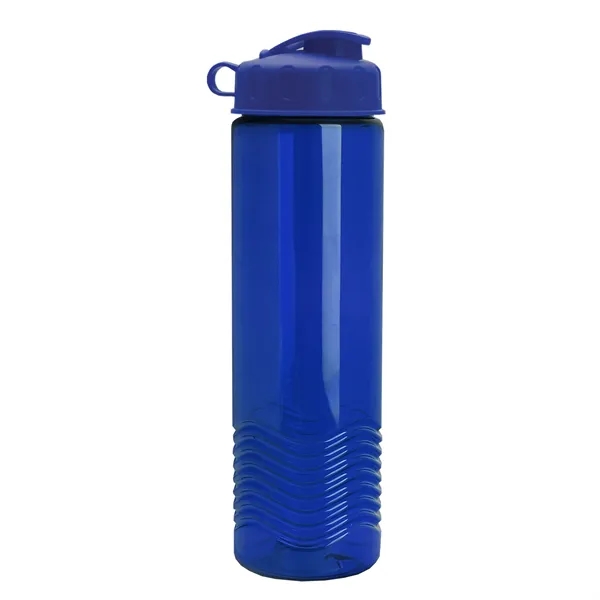 24oz co-polyester Wave Bottle - Flip Top Lid... from ASI 40480 Koozie Group