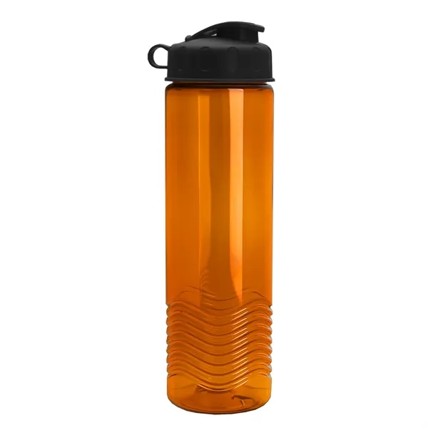 24oz co-polyester Wave Bottle - Flip Top Lid... from ASI 40480 Koozie Group