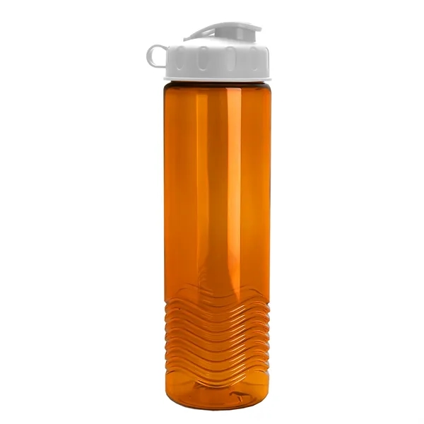 24oz co-polyester Wave Bottle - Flip Top Lid... from ASI 40480 Koozie Group