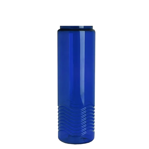 24oz co-polyester Wave Bottle - Flip Top Lid... from ASI 40480 Koozie Group