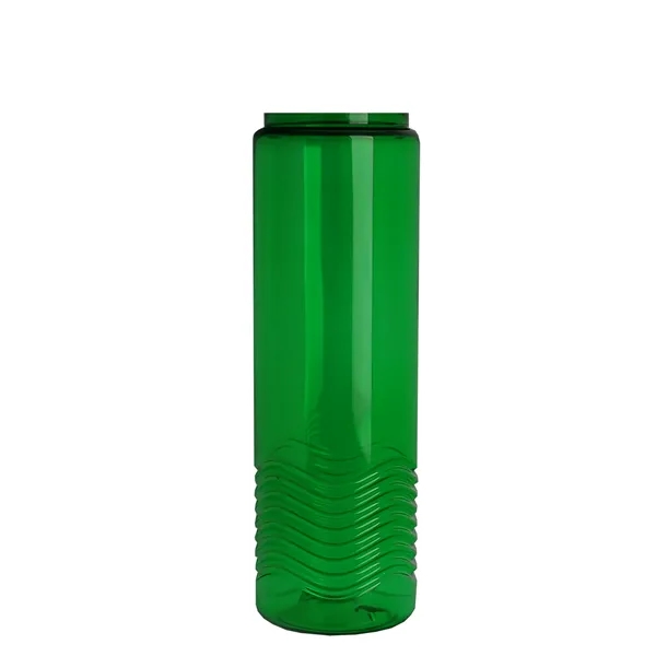 24oz co-polyester Wave Bottle - Flip Top Lid... from ASI 40480 Koozie Group