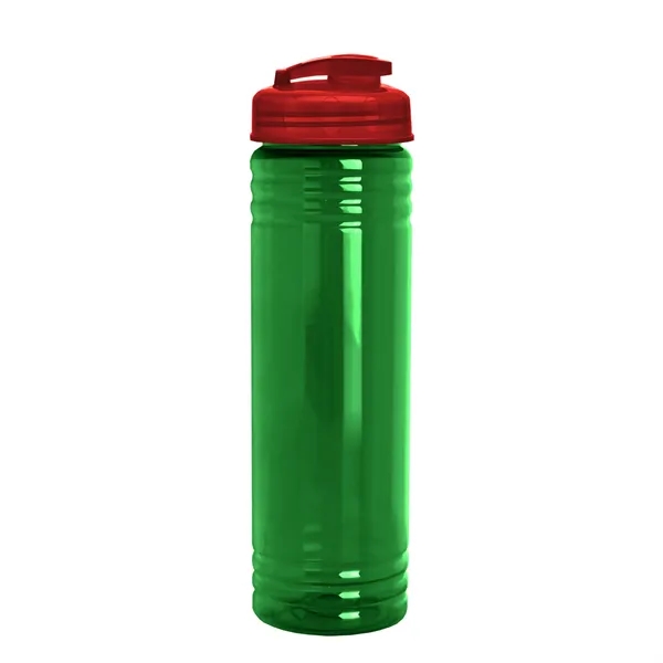 Slim Cylinder Design 24 oz. UpCycle Sport Bottles with Flip Lid.... from ASI 40480 Koozie Group