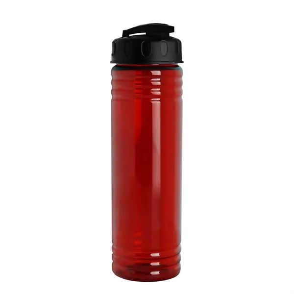 Slim Cylinder Design 24 oz. UpCycle Sport Bottles with Flip Lid.... from ASI 40480 Koozie Group