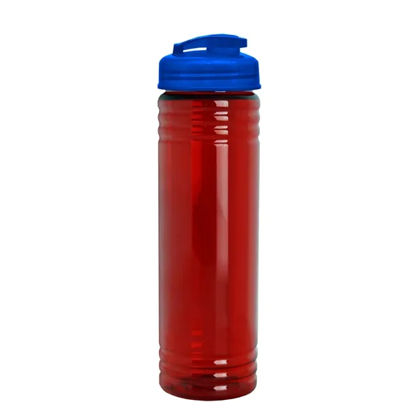 Slim Cylinder Design 24 oz. UpCycle Sport Bottles with Flip Lid.... from ASI 40480 Koozie Group