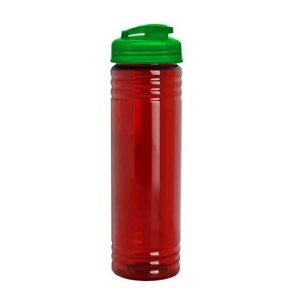 Slim Cylinder Design 24 oz. UpCycle Sport Bottles with Flip Lid.... from ASI 40480 Koozie Group