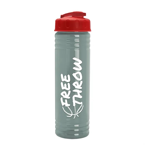 Slim Cylinder Design 24 oz. UpCycle Sport Bottles with Flip Lid.... from ASI 40480 Koozie Group