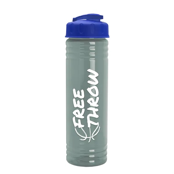 Slim Cylinder Design 24 oz. UpCycle Sport Bottles with Flip Lid.... from ASI 40480 Koozie Group