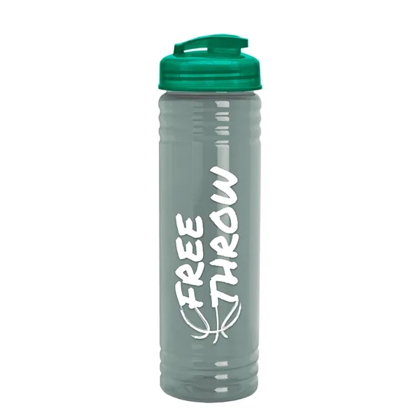 Slim Cylinder Design 24 oz. UpCycle Sport Bottles with Flip Lid.... from ASI 40480 Koozie Group