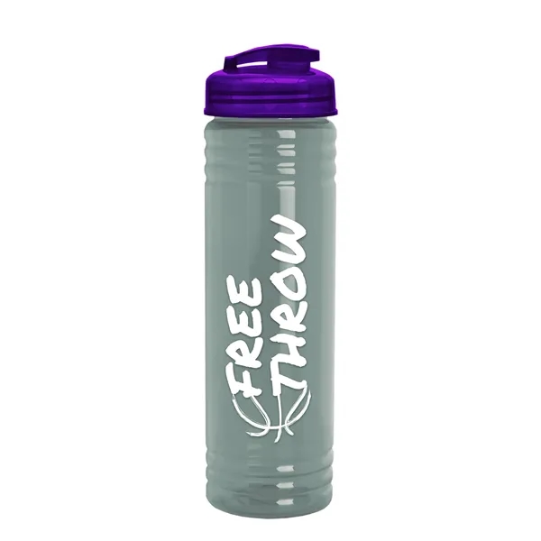 Slim Cylinder Design 24 oz. UpCycle Sport Bottles with Flip Lid.... from ASI 40480 Koozie Group