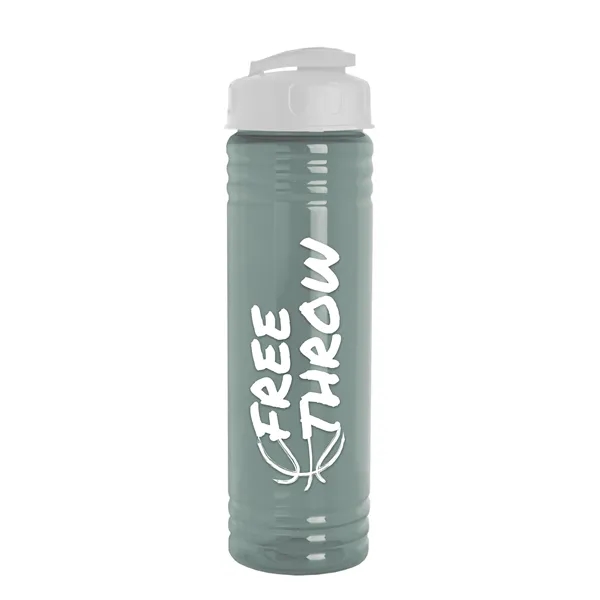 Slim Cylinder Design 24 oz. UpCycle Sport Bottles with Flip Lid.... from ASI 40480 Koozie Group