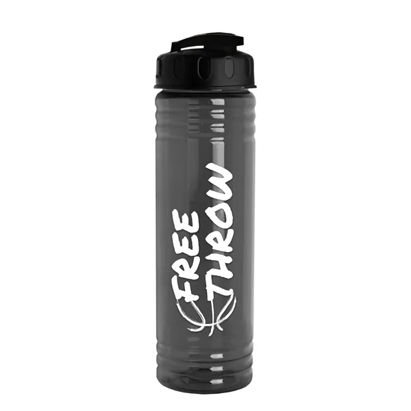 Slim Cylinder Design 24 oz. UpCycle Sport Bottles with Flip Lid.... from ASI 40480 Koozie Group
