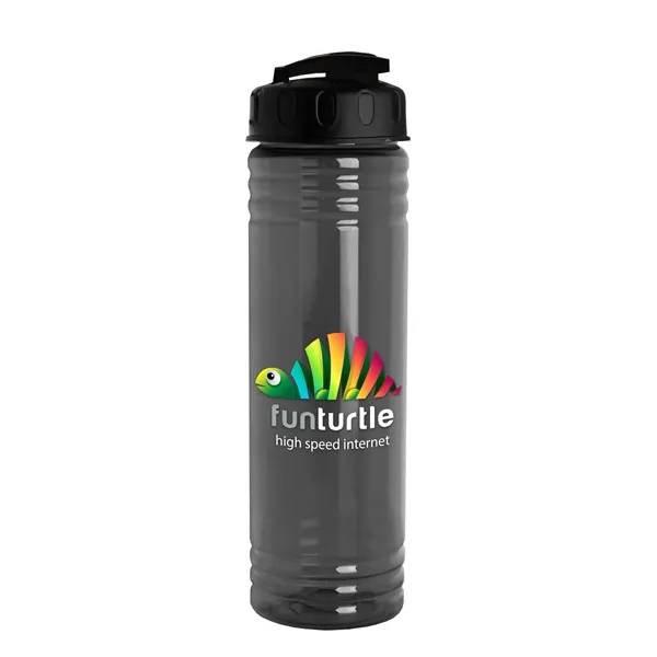 Slim Cylinder Design 24 oz. UpCycle Sport Bottles with Flip Lid.... from ASI 40480 Koozie Group