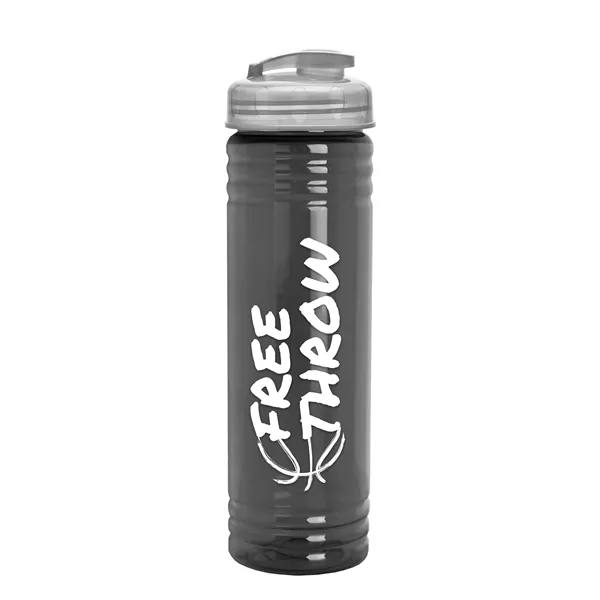Slim Cylinder Design 24 oz. UpCycle Sport Bottles with Flip Lid.... from ASI 40480 Koozie Group