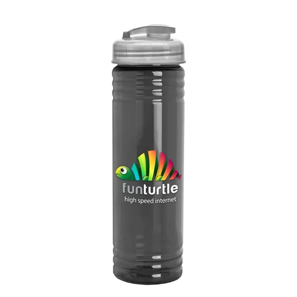 Slim Cylinder Design 24 oz. UpCycle Sport Bottles with Flip Lid.... from ASI 40480 Koozie Group