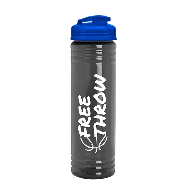 Slim Cylinder Design 24 oz. UpCycle Sport Bottles with Flip Lid.... from ASI 40480 Koozie Group
