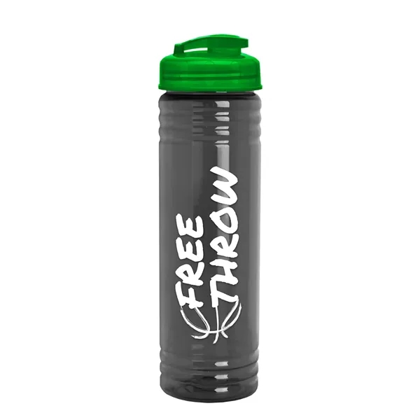 Slim Cylinder Design 24 oz. UpCycle Sport Bottles with Flip Lid.... from ASI 40480 Koozie Group