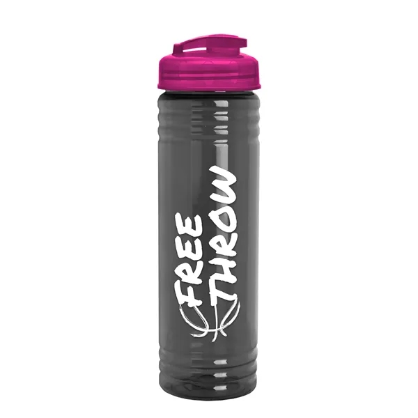 Slim Cylinder Design 24 oz. UpCycle Sport Bottles with Flip Lid.... from ASI 40480 Koozie Group
