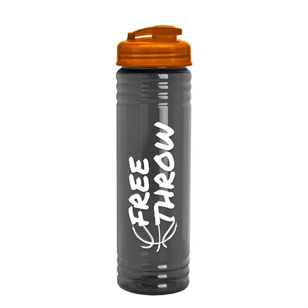 Slim Cylinder Design 24 oz. UpCycle Sport Bottles with Flip Lid.... from ASI 40480 Koozie Group