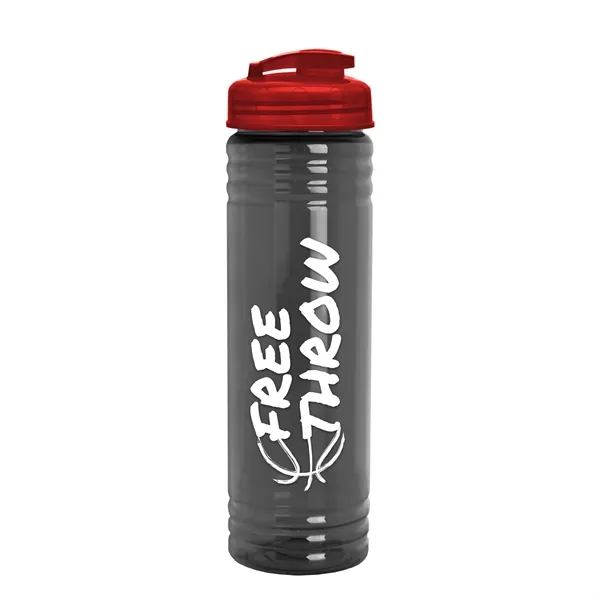 Slim Cylinder Design 24 oz. UpCycle Sport Bottles with Flip Lid.... from ASI 40480 Koozie Group