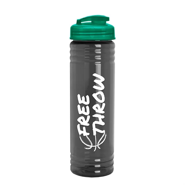 Slim Cylinder Design 24 oz. UpCycle Sport Bottles with Flip Lid.... from ASI 40480 Koozie Group