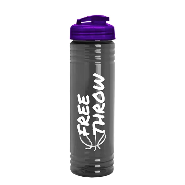 Slim Cylinder Design 24 oz. UpCycle Sport Bottles with Flip Lid.... from ASI 40480 Koozie Group