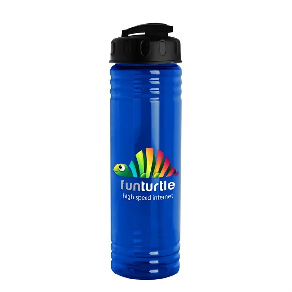 Slim Cylinder Design 24 oz. UpCycle Sport Bottles with Flip Lid.... from ASI 40480 Koozie Group