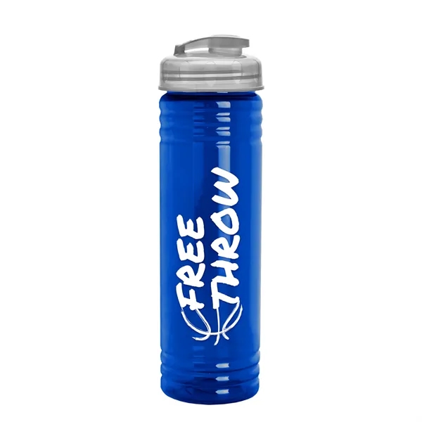 Slim Cylinder Design 24 oz. UpCycle Sport Bottles with Flip Lid.... from ASI 40480 Koozie Group