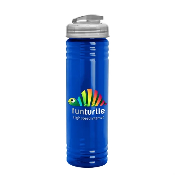 Slim Cylinder Design 24 oz. UpCycle Sport Bottles with Flip Lid.... from ASI 40480 Koozie Group