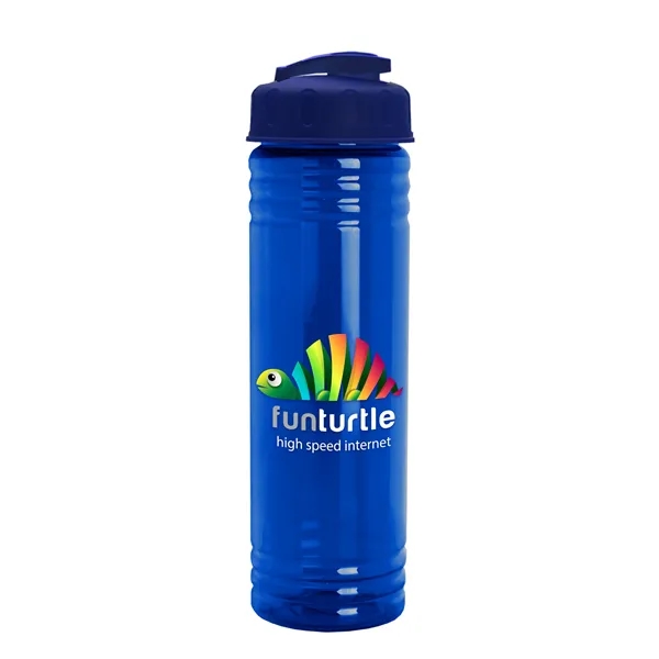 Slim Cylinder Design 24 oz. UpCycle Sport Bottles with Flip Lid.... from ASI 40480 Koozie Group