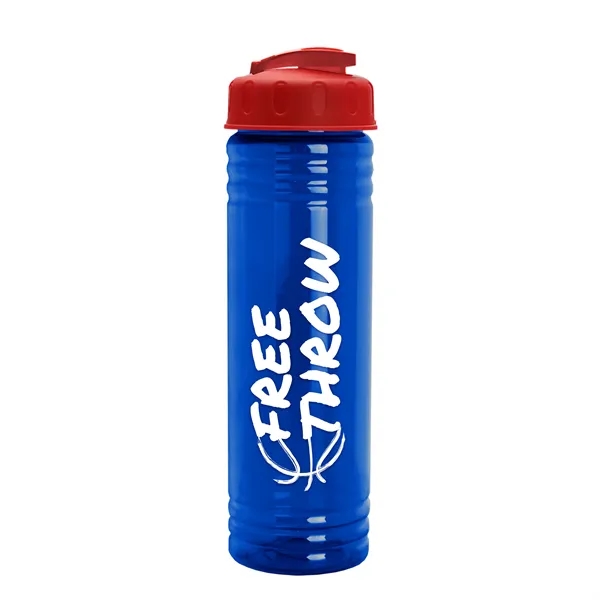 Slim Cylinder Design 24 oz. UpCycle Sport Bottles with Flip Lid.... from ASI 40480 Koozie Group