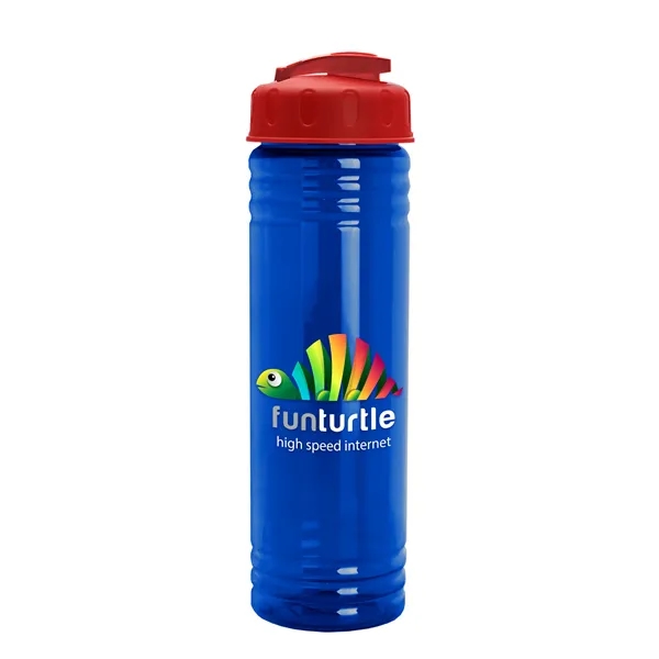 Slim Cylinder Design 24 oz. UpCycle Sport Bottles with Flip Lid.... from ASI 40480 Koozie Group
