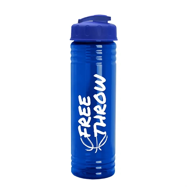 Slim Cylinder Design 24 oz. UpCycle Sport Bottles with Flip Lid.... from ASI 40480 Koozie Group