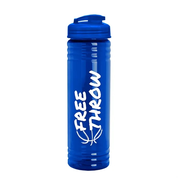 Slim Cylinder Design 24 oz. UpCycle Sport Bottles with Flip Lid.... from ASI 40480 Koozie Group