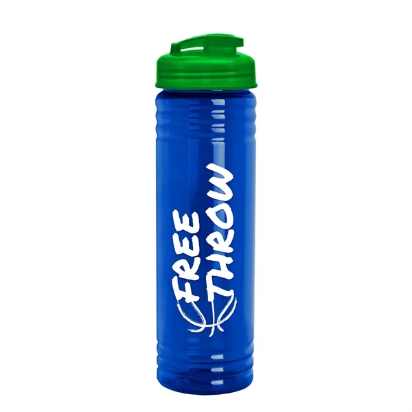Slim Cylinder Design 24 oz. UpCycle Sport Bottles with Flip Lid.... from ASI 40480 Koozie Group