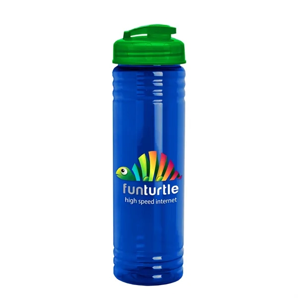 Slim Cylinder Design 24 oz. UpCycle Sport Bottles with Flip Lid.... from ASI 40480 Koozie Group