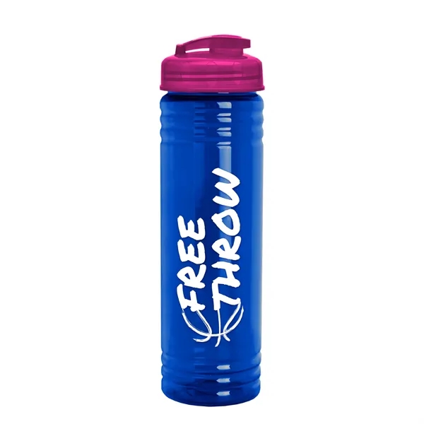 Slim Cylinder Design 24 oz. UpCycle Sport Bottles with Flip Lid.... from ASI 40480 Koozie Group