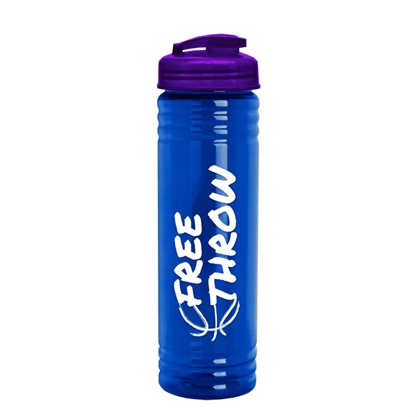 Slim Cylinder Design 24 oz. UpCycle Sport Bottles with Flip Lid.... from ASI 40480 Koozie Group