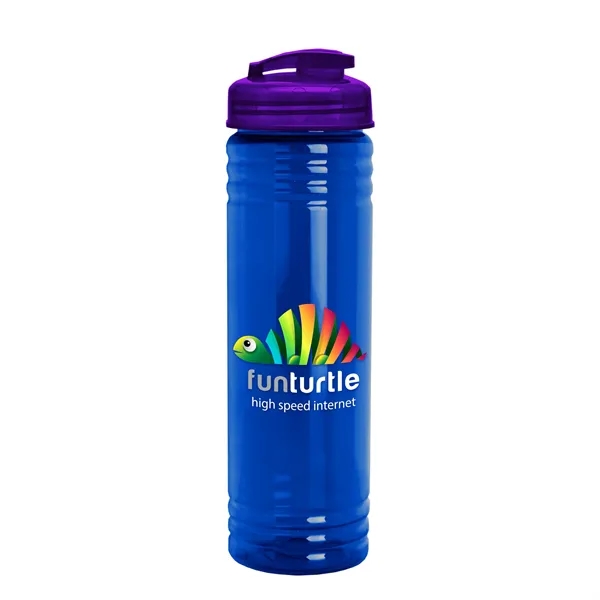 Slim Cylinder Design 24 oz. UpCycle Sport Bottles with Flip Lid.... from ASI 40480 Koozie Group