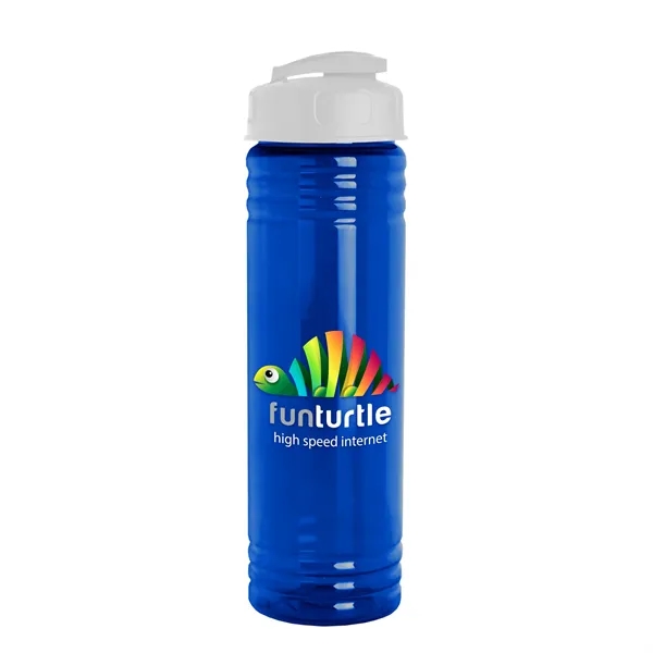 Slim Cylinder Design 24 oz. UpCycle Sport Bottles with Flip Lid.... from ASI 40480 Koozie Group