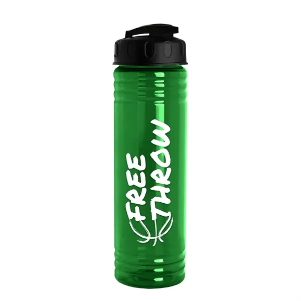 Slim Cylinder Design 24 oz. UpCycle Sport Bottles with Flip Lid.... from ASI 40480 Koozie Group