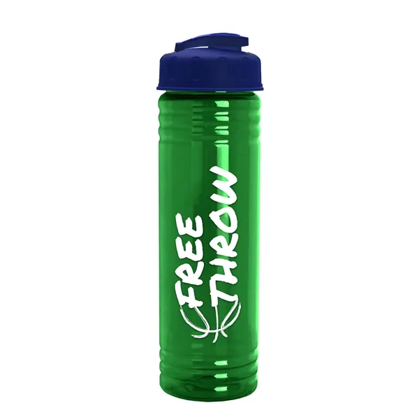 Slim Cylinder Design 24 oz. UpCycle Sport Bottles with Flip Lid.... from ASI 40480 Koozie Group