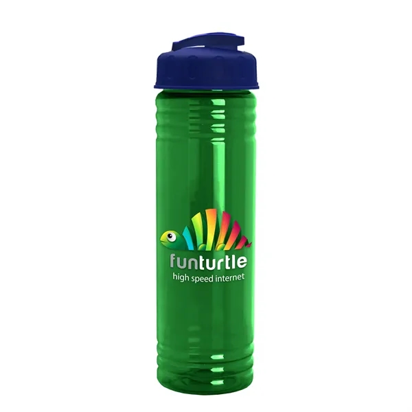 Slim Cylinder Design 24 oz. UpCycle Sport Bottles with Flip Lid.... from ASI 40480 Koozie Group