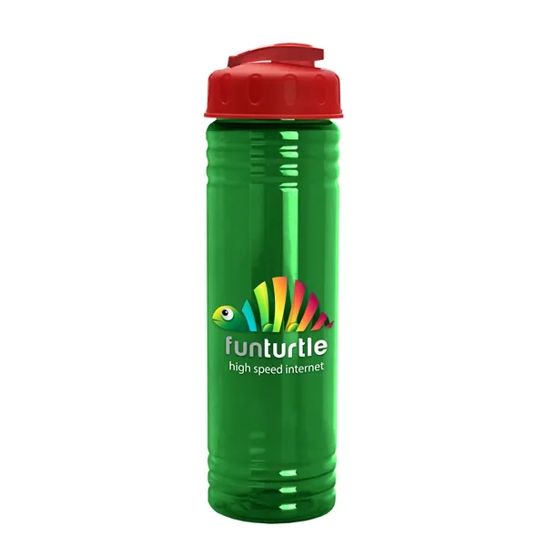 Slim Cylinder Design 24 oz. UpCycle Sport Bottles with Flip Lid.... from ASI 40480 Koozie Group